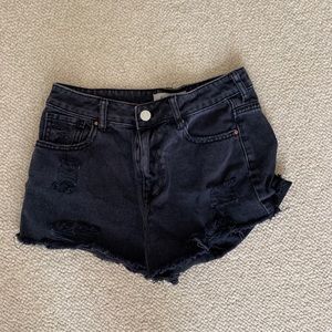 High waisted black pacsun shorts